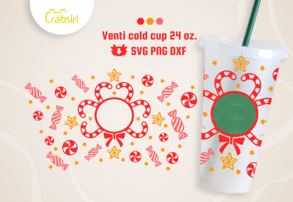 Candy Christmas Venti Cold Cup SVG Review