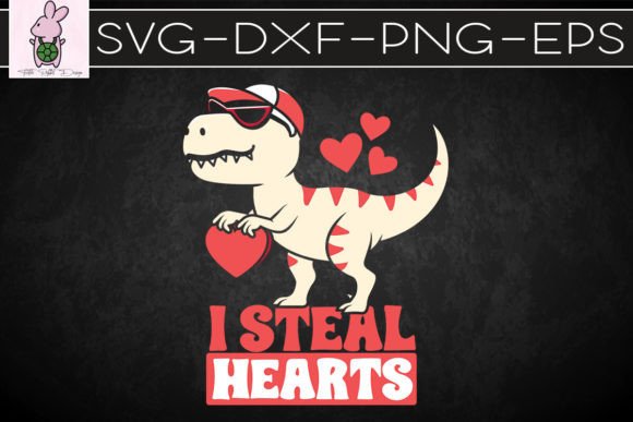 Dino I Steals Hearts Valentine: Graphics & Crafts Review