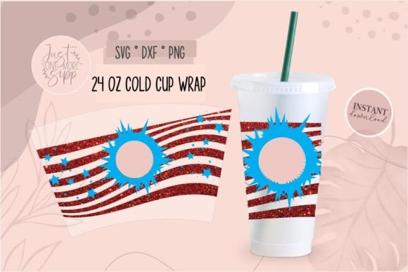 Firework Stars Cup Wrap Svg: Embroidery Design Review