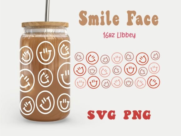 Libbey Beer Can Glass Cup Wrap Svg for Graphics & Print