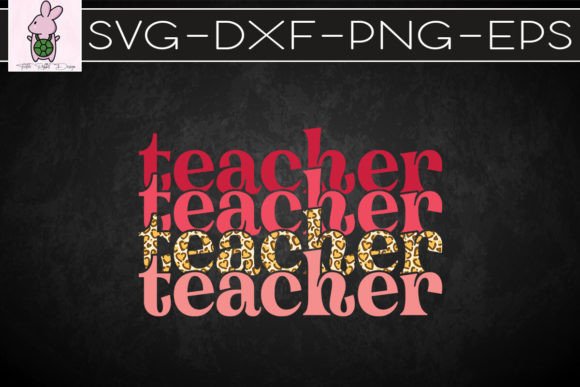Valentine Teacher Retro Leopard: Graphics & Crafts Review